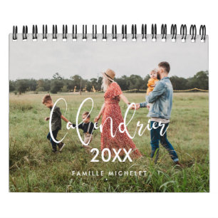 Calendrier photo moderne année 2022