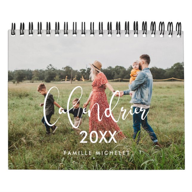 Calendrier photo moderne année 2022 (Protection)