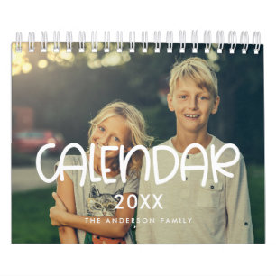 Calendrier Photo moderne mignonne 2025