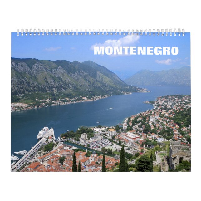 Calendrier photo Monténégro 12 mois (Protection)