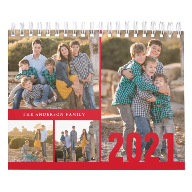 Calendrier photo personnalisé 2021 Créez votre pro (Protection)