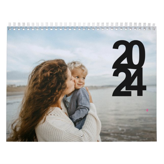 Calendrier photo personnalisé 2024 (Protection)