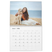 Calendrier photo personnalisé 2025 (Mar 2026)