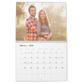 Calendrier photo personnalisé 2025 (Feb 2026)