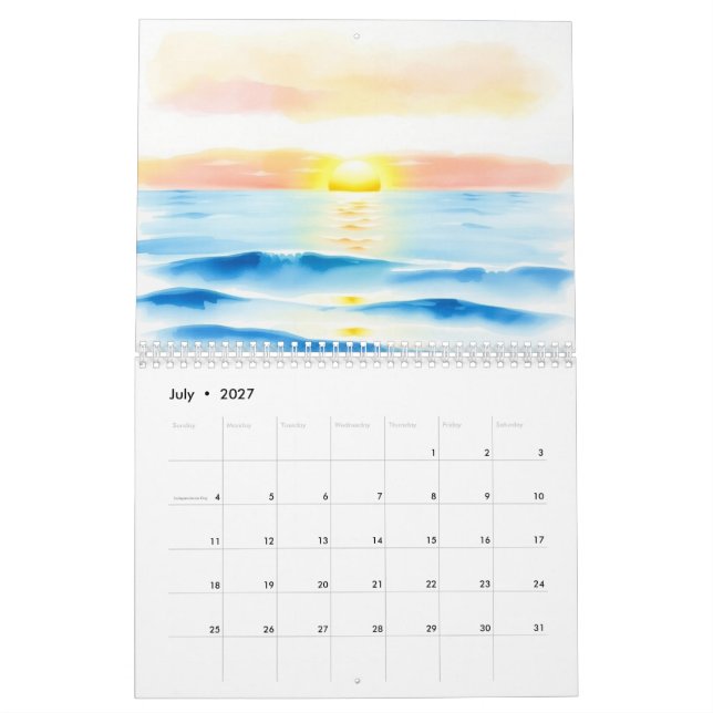 Calendrier photo personnalisé 2026 (Jul 2027)