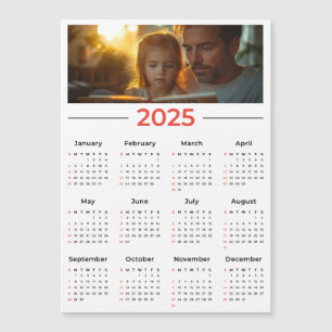 Calendrier photo personnalisé - année complète 202