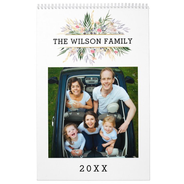 Calendrier photo personnalisé Créez votre propre (Protection)