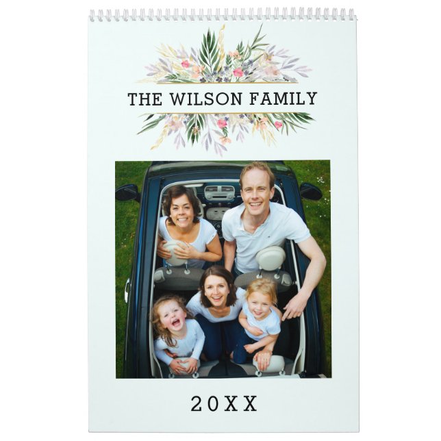 Calendrier photo personnalisé Créez votre propre (Protection)