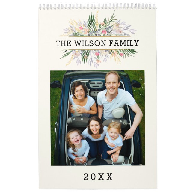 Calendrier photo personnalisé Créez votre propre (Protection)