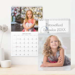 Calendrier photo personnalisé personnalisé