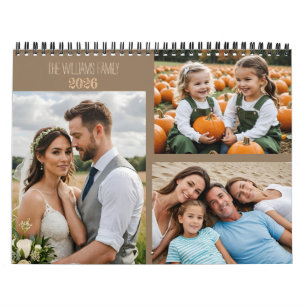 Calendrier photo personnalisé – Photos mensuelles