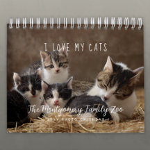 Photo personnalisé pour amateurs de chats 2027
