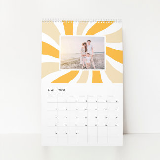 Calendrier photo personnalisé Retro Comeback