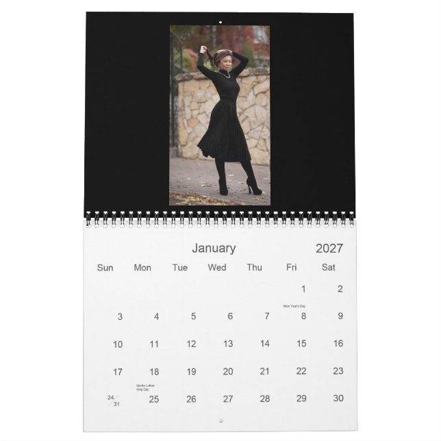 Calendrier Photo personnalisée (Jan 2027)
