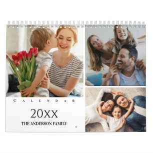 Calendrier Photo Personnalisée 2025 Moderne Créez votre propr