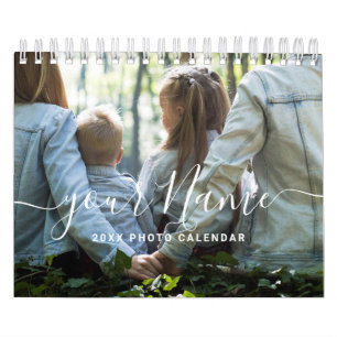 Calendrier Photo personnalisée minimaliste simple 2022