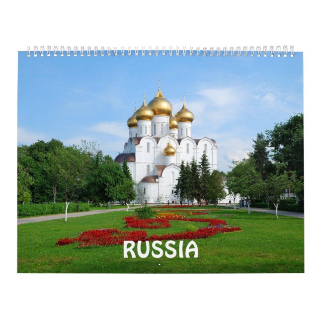 Calendrier photo Russie 12 mois (Protection)