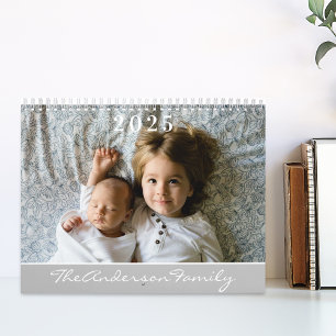 Calendrier Photo Simple Elegant 2025