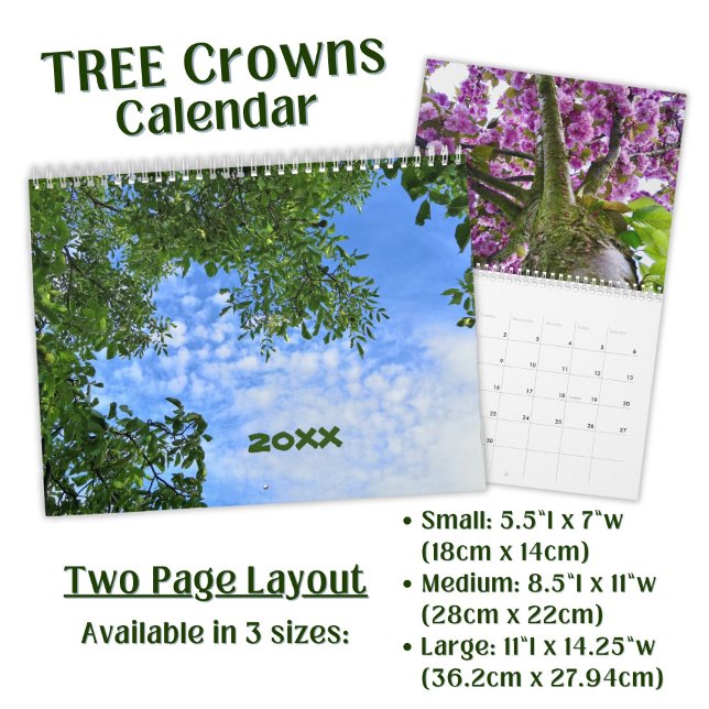 Calendrier Photo Tree Crowns - (Créateur téléchargé)