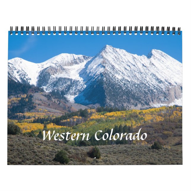 Calendrier photo Western Colorado (Protection)