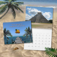 Calendrier photo Yucatán & Quintana Roo, Mexique