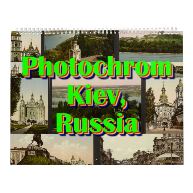 Calendrier Photochrom - Kiev, Russie (Protection)