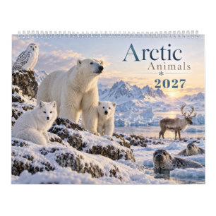 Calendrier Photographie de faune animale arctique