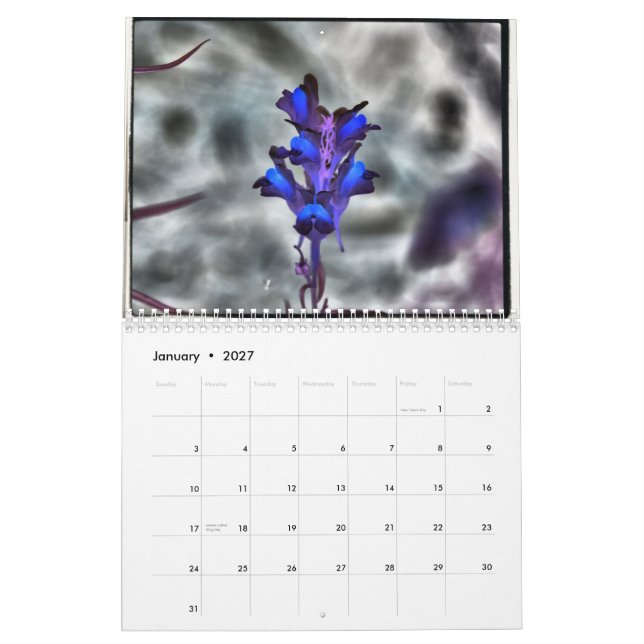 Calendrier Photographie de Heather Harty (Jan 2027)