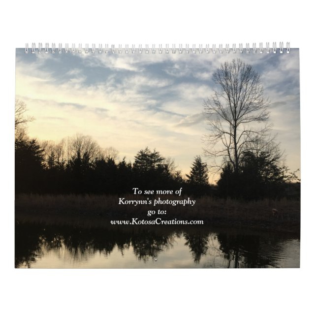 Calendrier Photographie de la nature par 2020 Korrynn (Dos)