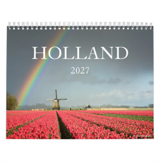 Calendrier photographie de paysage de Hollande 2027