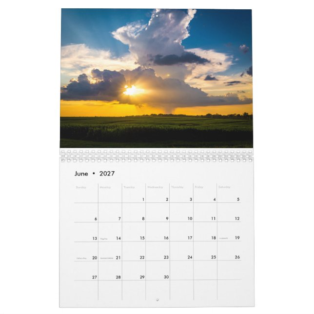 Calendrier Photographie de paysages (Jun 2027)