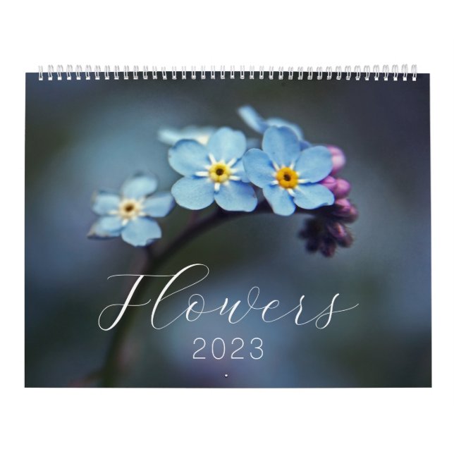 Calendrier Photographie des fleurs artistiques 2023 Calendrie (Protection)