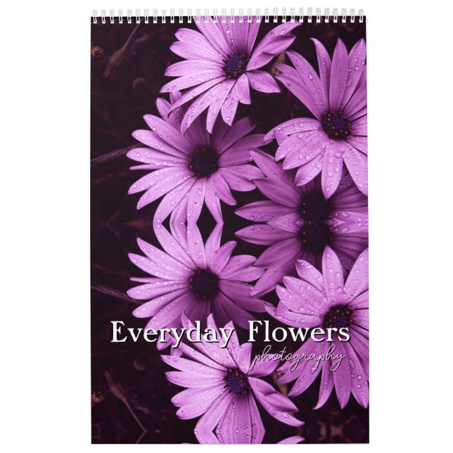 Calendrier Photographie des fleurs quotidiennes (Protection)