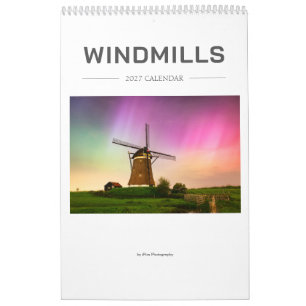 Calendrier Photographie des moulins à vent 2027