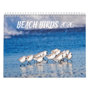 Calendrier Photographie des oiseaux de plage 2021