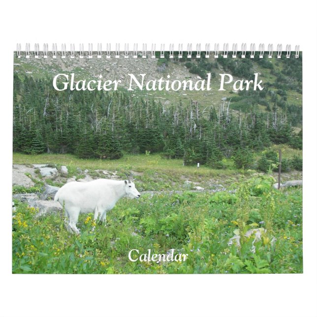 Calendrier Photographie du parc national des Glaciers (Protection)
