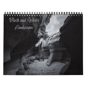 Calendrier Photographie du paysage noir et blanc