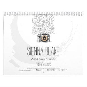 Calendrier Photographie minimaliste Inspirante pour le Mur