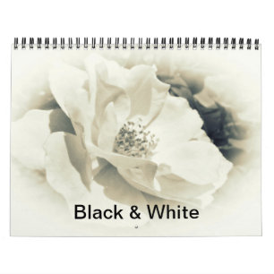 Calendrier - Photographie noir et blanc