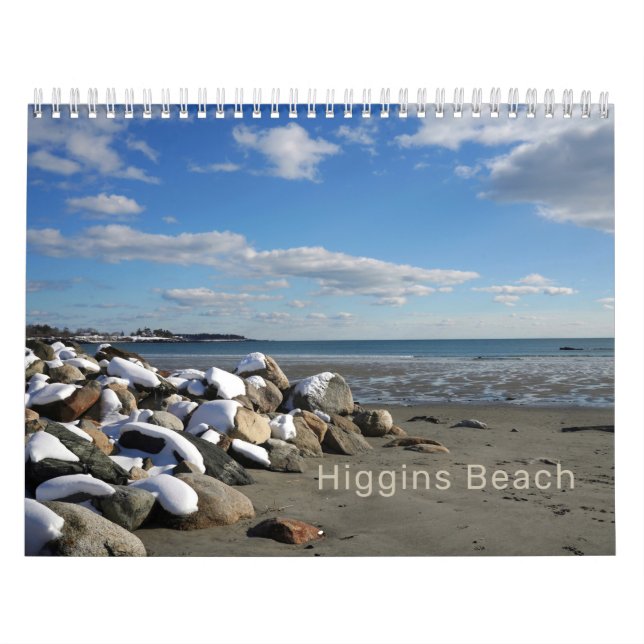 Calendrier photographique 2022 Higgins Beach Maine (Protection)