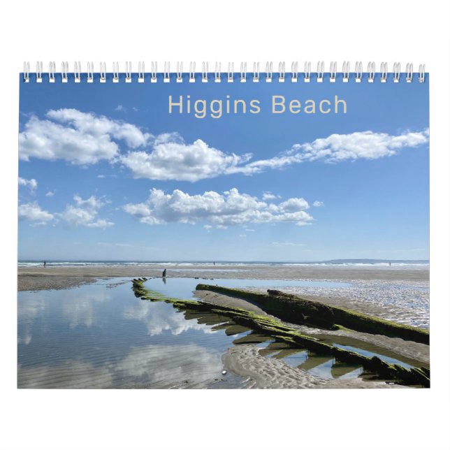 Calendrier photographique 2023 Higgins Beach Maine (Protection)