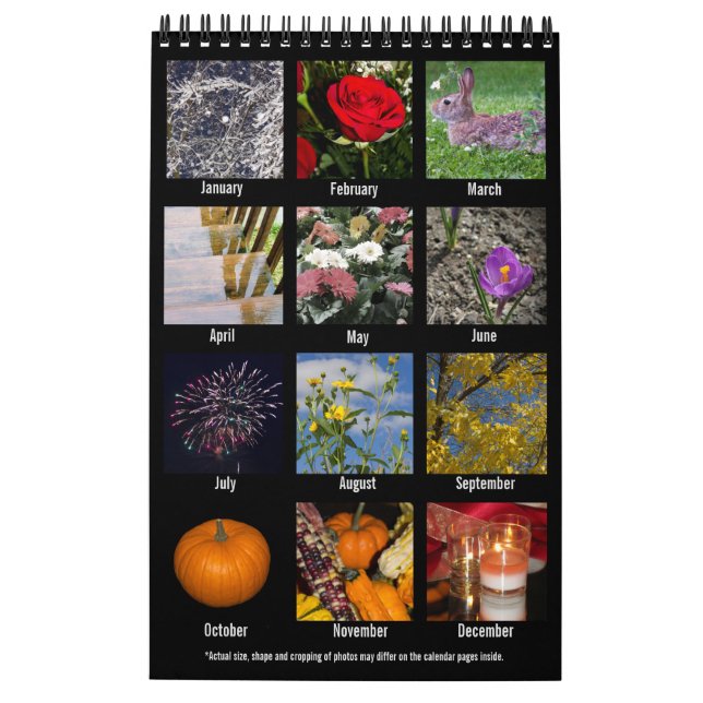 Calendrier photographique Année 2021 1 page par mo (Dos)