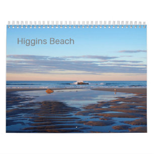 Calendrier photographique de Higgins Beach Maine 2