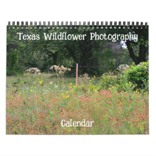 Calendrier photographique Fleur sauvage du Texas