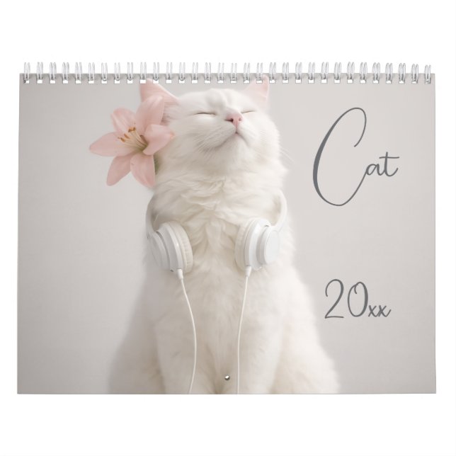 Calendrier Photos de chats drôles et mignons modernes  (Protection)
