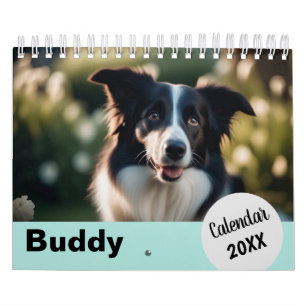 Calendrier Photos de chien personnalisées Année de animal de 