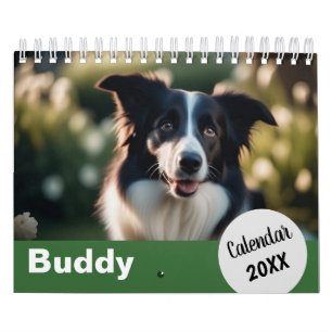 Calendrier Photos de chien personnalisées Créer votre propre