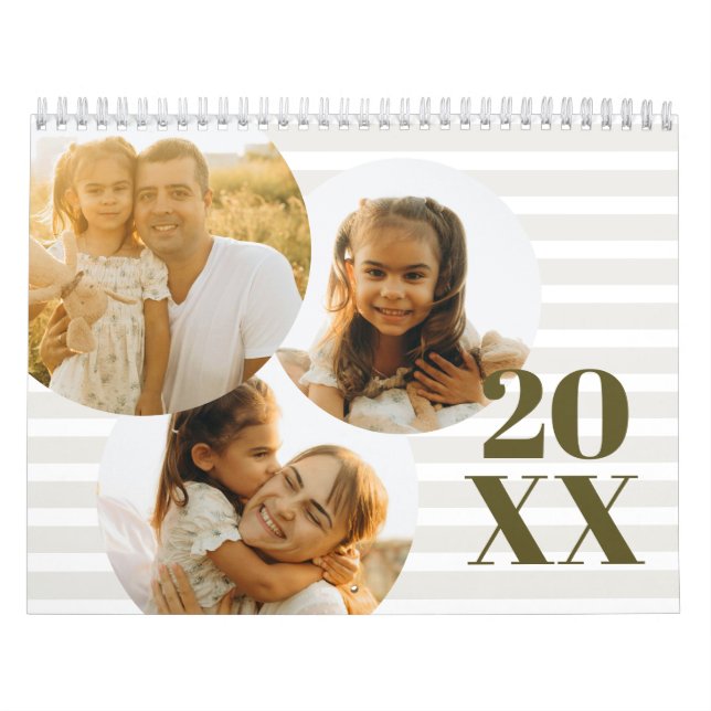 Calendrier Photos de famille modernes   (Protection)