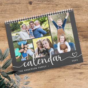 Calendrier Photos de famille modernes élégantes 2026
