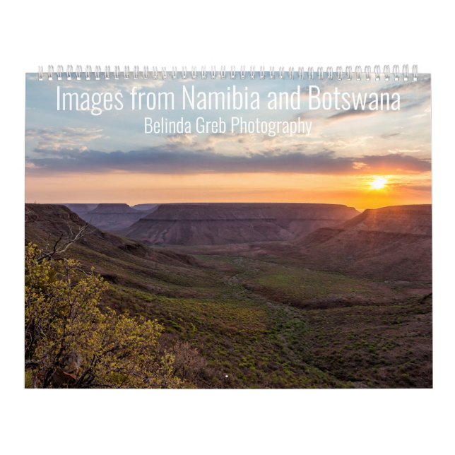 Calendrier Photos de Namibie et du Botswana (Protection)